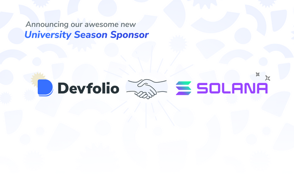 Welcoming Solana as our University Hackathon Season Sponsor 🎊